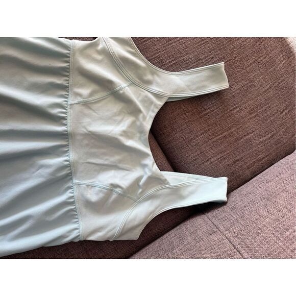 Lululemon Run Chase Me aqua drawstring tank - Picture 5 of 9